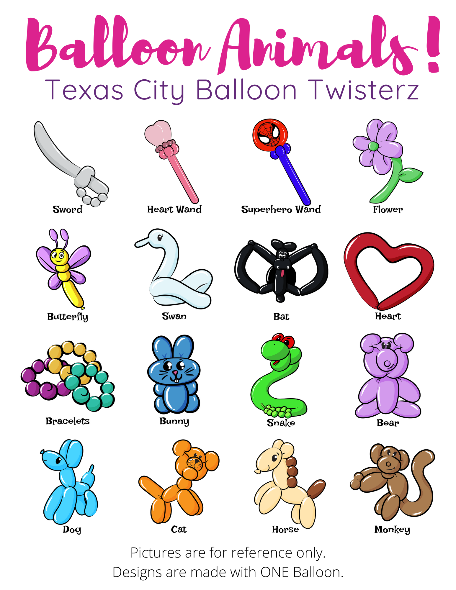 Basic Balloon Animals Animal Modeling 60